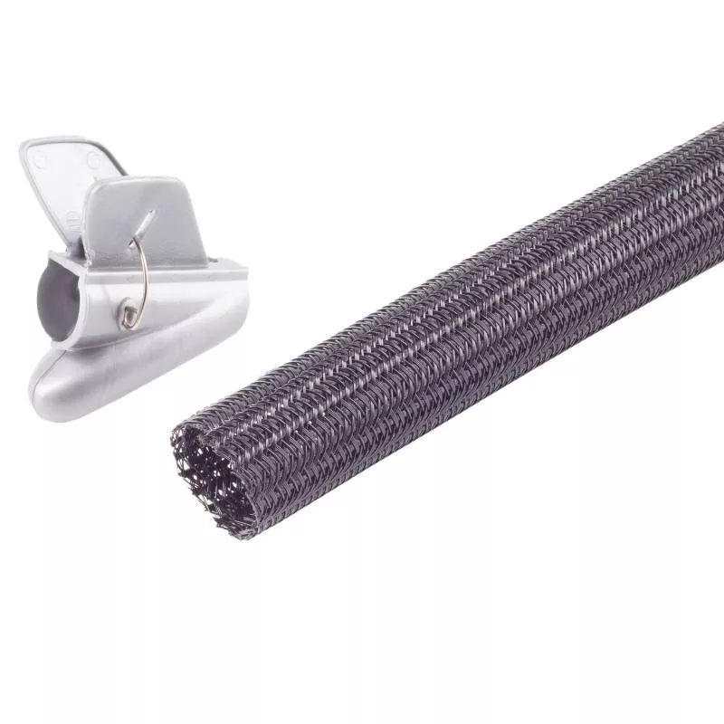 Flexibler Kabelkanal / Kabelschlauch – 7,5 m – Ø 25 mm – Schwarz – inkl. Einziehwerkzeug